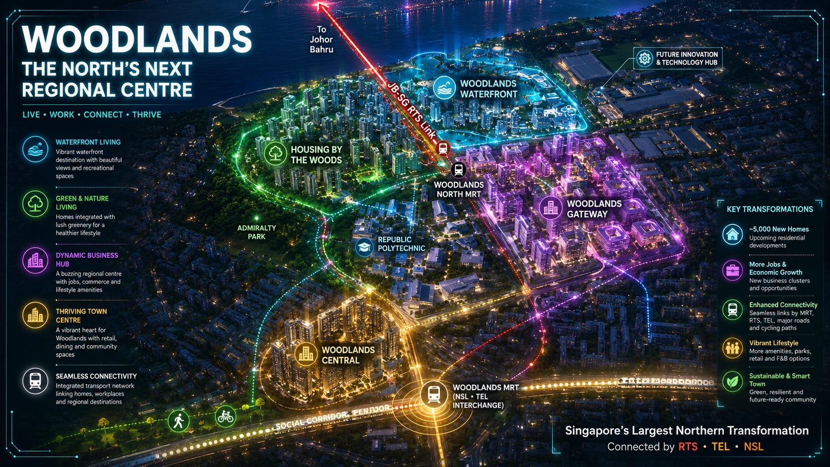 Live at the Centre of Singapore's Next Northern CBD